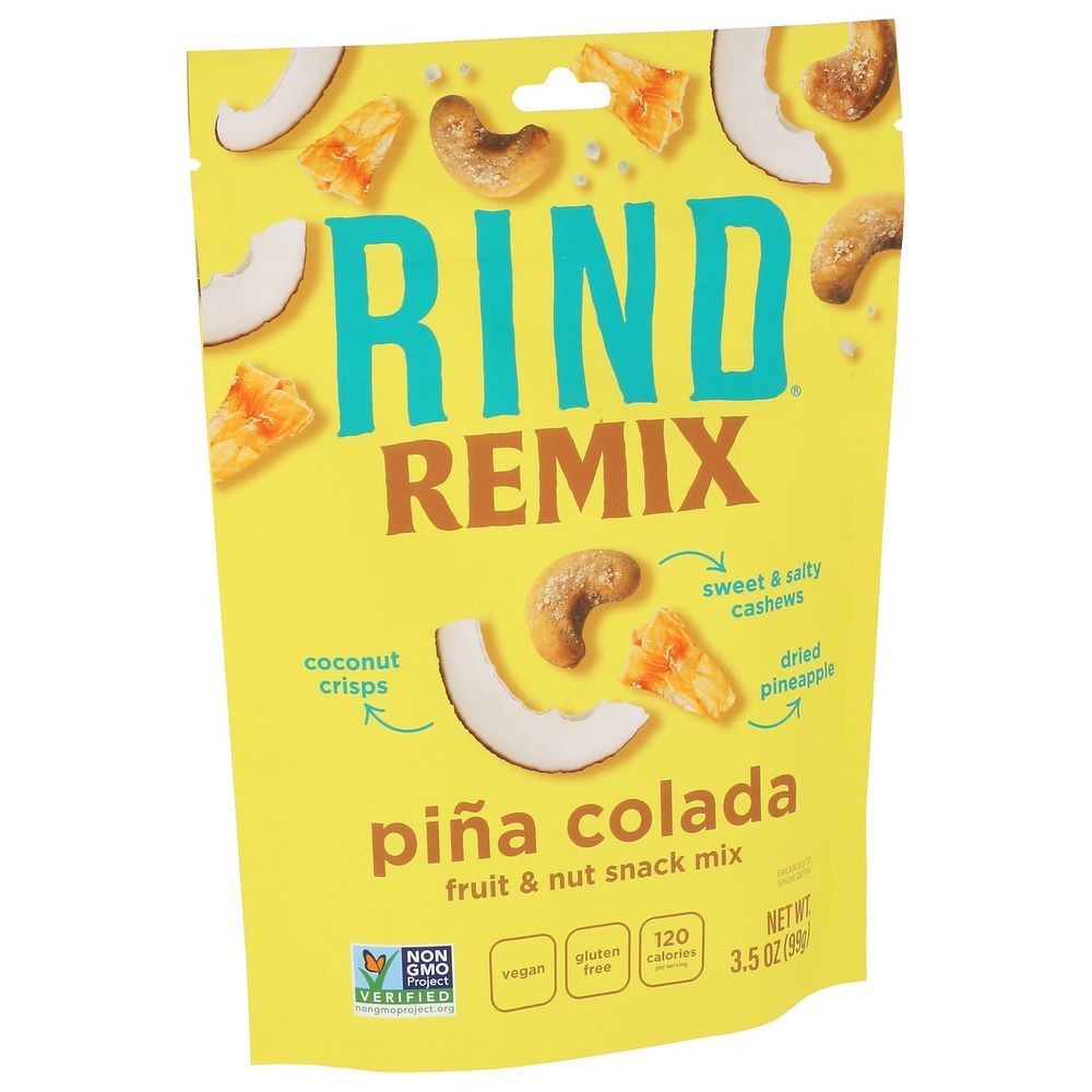 Rind Pina Colada Fruit And Nut Snacks Mix, 3.5 Ounce -- 6 Per Case