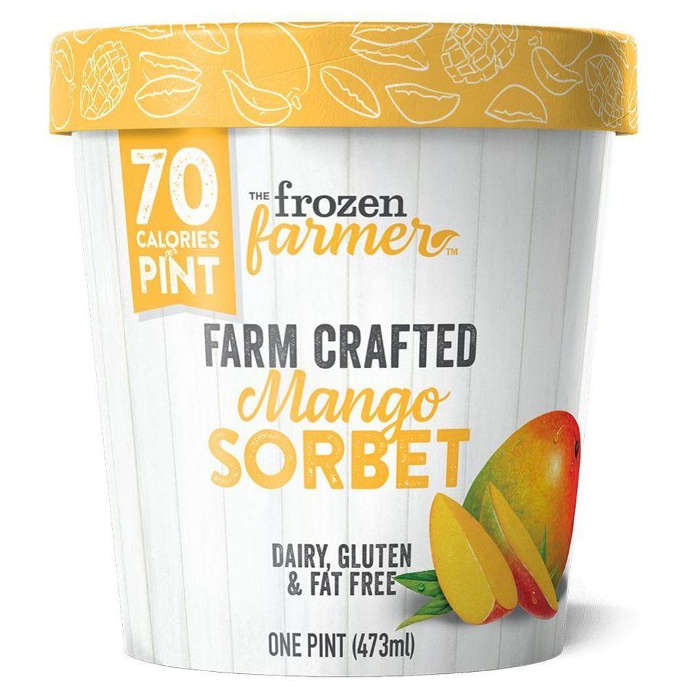 The Frozen Farmer Mango Sorbet, 1 Pint -- 8 Per Case