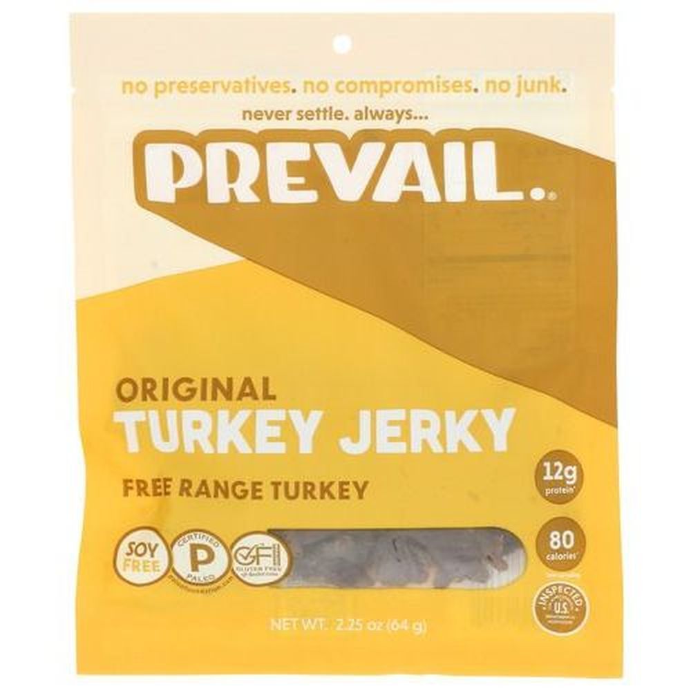 Prevail Original Turkey Jerky, 2.25 Ounce -- 8 Per Case
