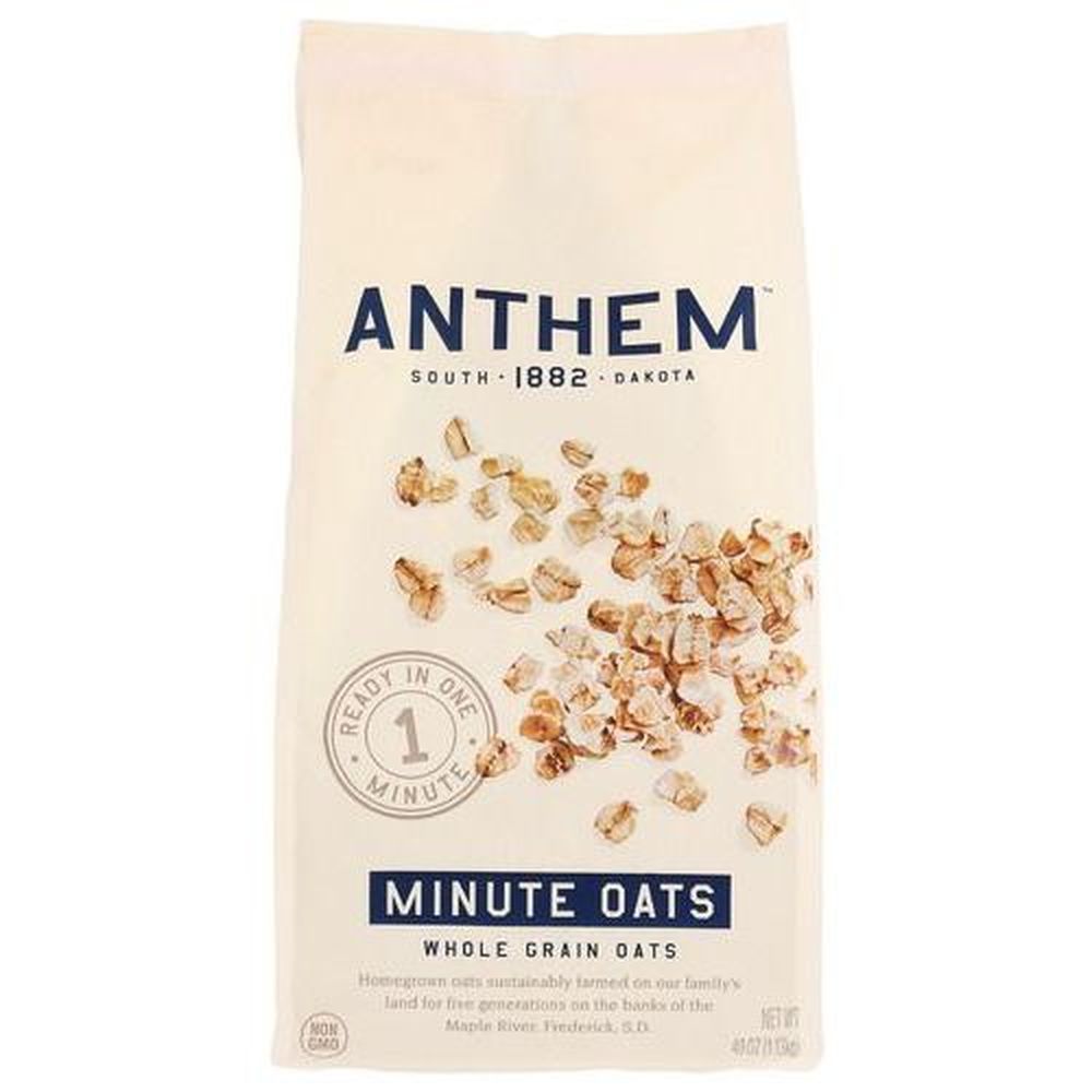 Anthem Minute Whole Grain Oats, 40 Ounce -- 6 Per Case