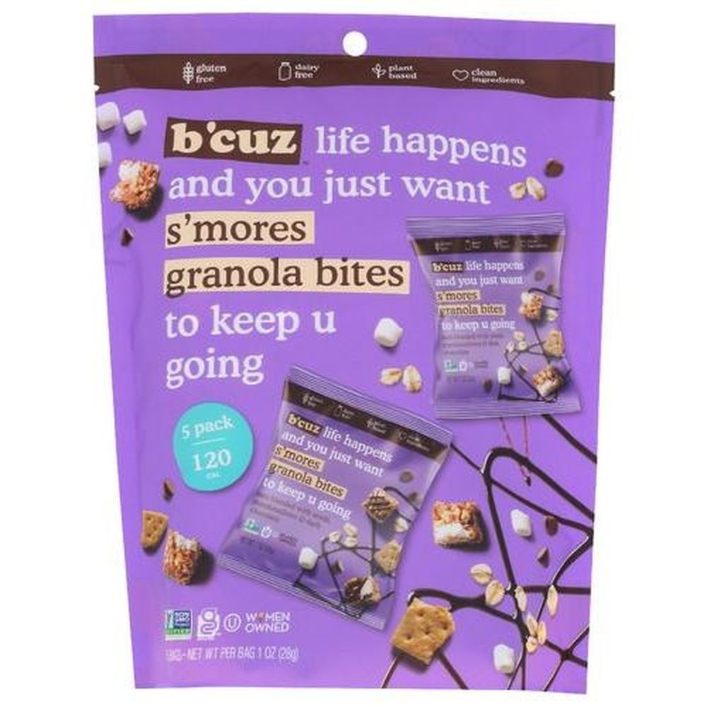 Bcuz Smores Granola Bites, 5 Ounce -- 6 Per Case