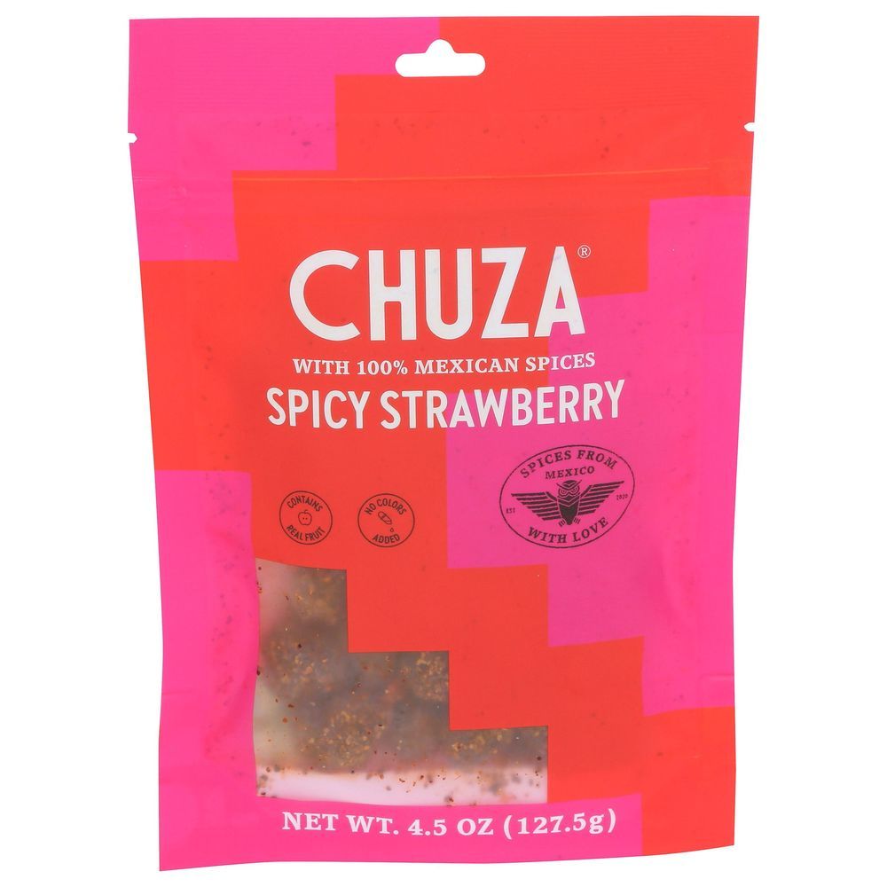 Chuza Spicy Dry Strawberry, 4.5 Ounce -- 6 Per Case