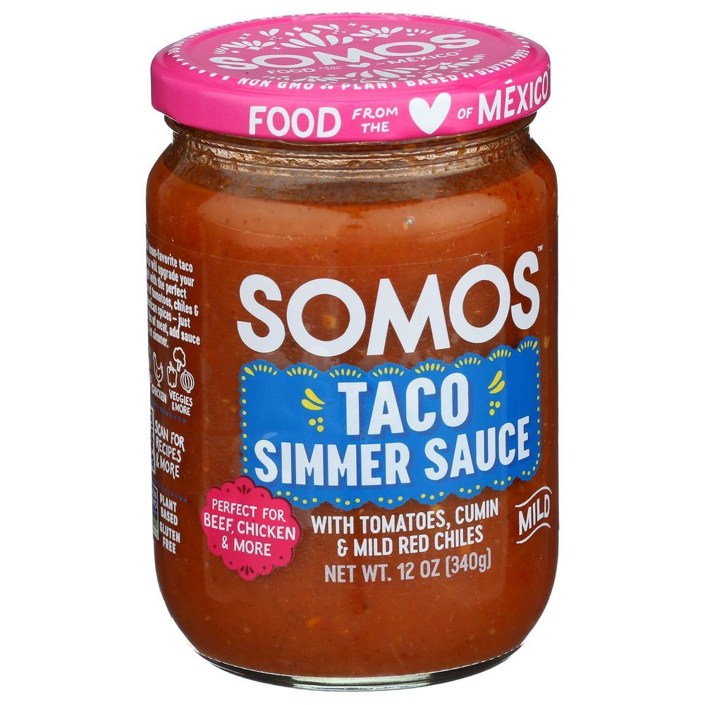 Somos Mild Taco Simmer Sauce, 12 Fluid Ounce -- 6 Per Case