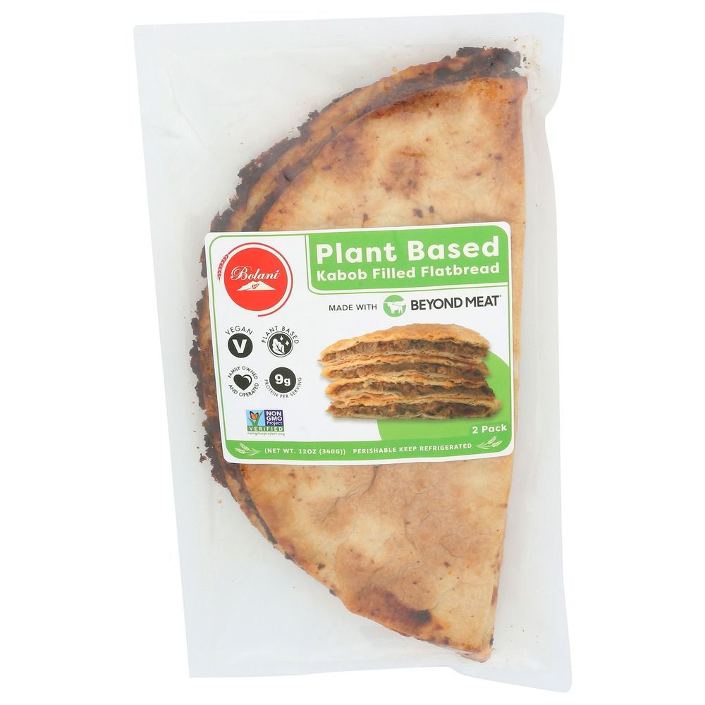Bolani Plant Based Kabob Filled Flatbread, 12 Ounce -- 6 Per Case
