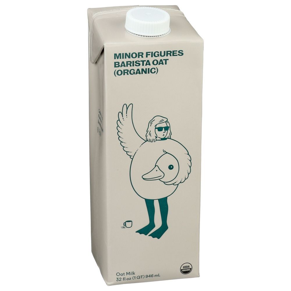 Minor Figures Organic Barista Oat Milk, 32 Fluid Ounce -- 6 Per Case
