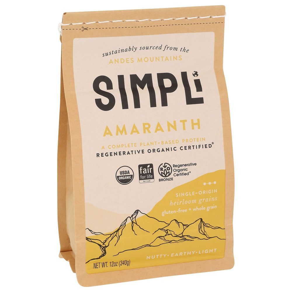 Simpli Organic Amaranth, 12 Ounce -- 8 Per Case