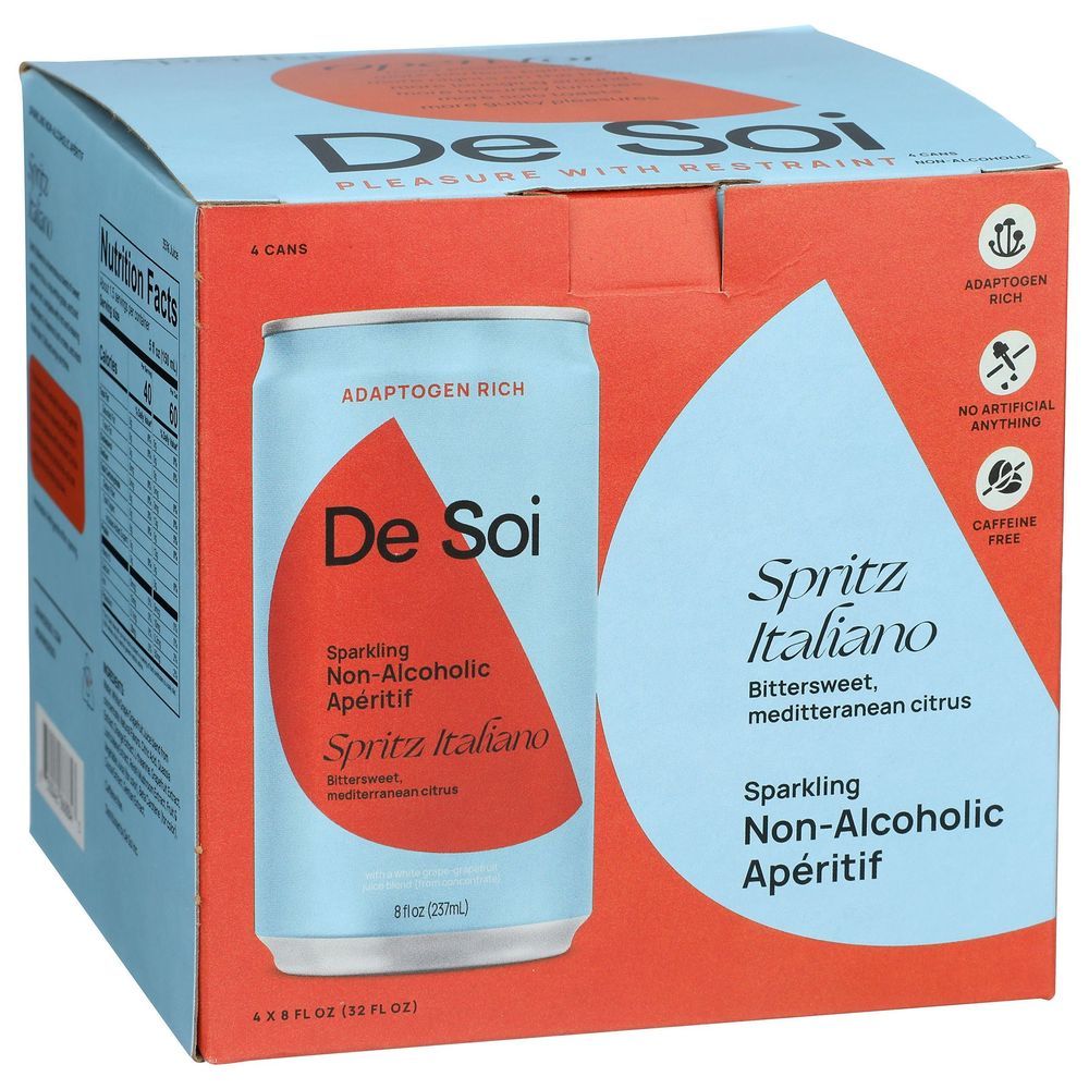 De Soi Spritz Italiano, 32 Fluid Ounce -- 6 Per Case