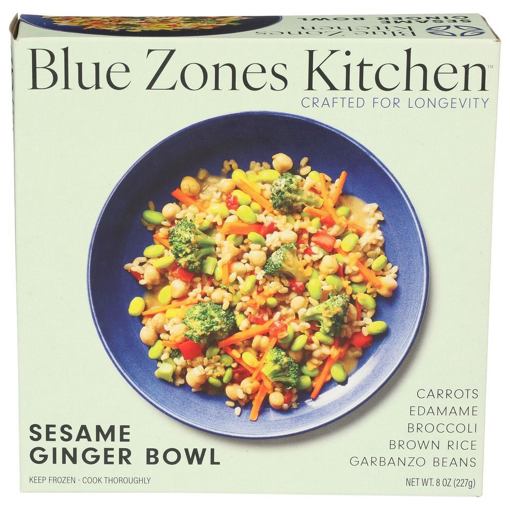 Blue Zones Kitchen Sesame Ginger Bowl, 8 Ounce -- 6 Per Case