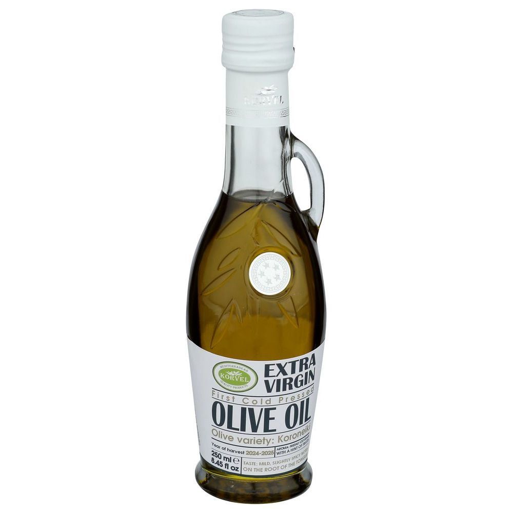 Korvel Greek Premium Extra Virgin Olive Oil, 8.45 Fluid Ounce -- 6 Per Case