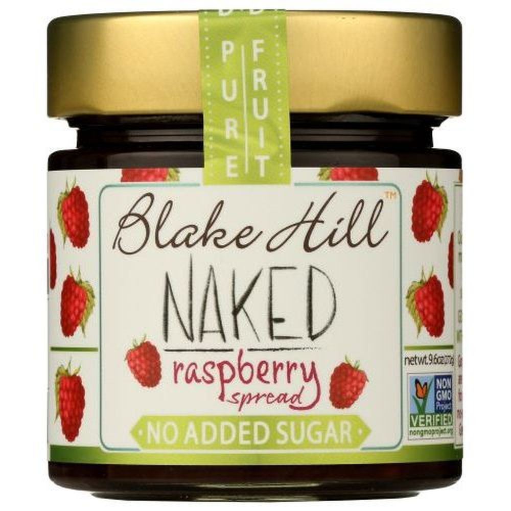 Blake Hill No Added Sugar Naked Raspberry Spread, 8 Ounce -- 6 Per Case