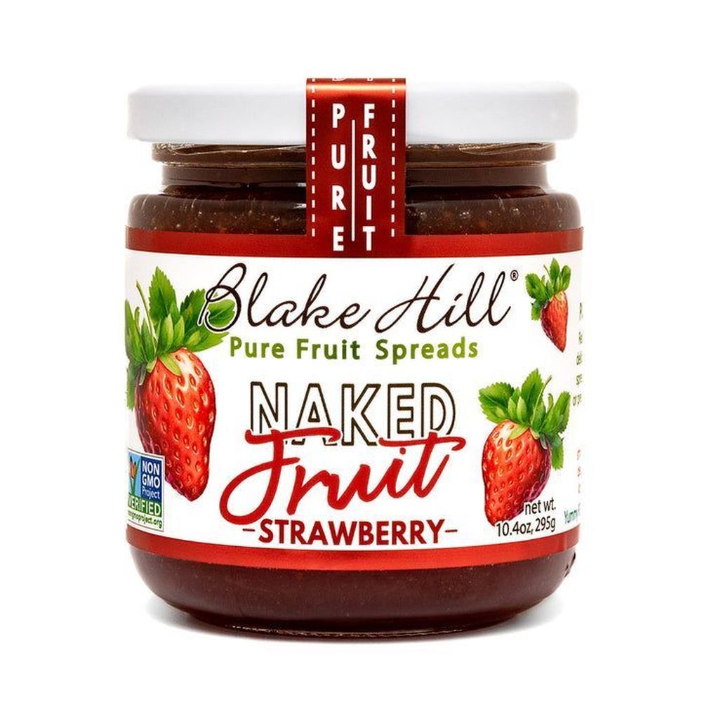 Blake Hill No Added Sugar Naked Strawberry Spread, 8.5 Ounce -- 6 Per Case