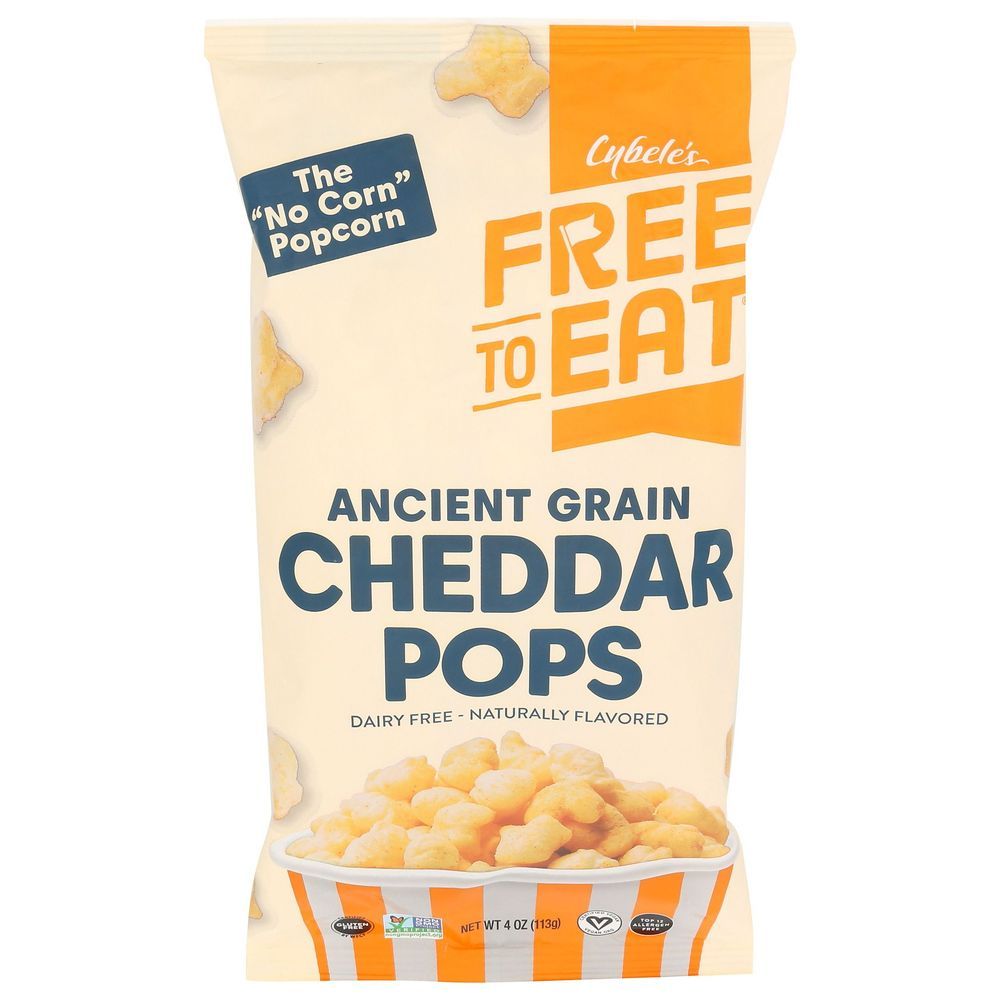 Cybeles Ancient Grain Cheddar Pops, 4 Ounce -- 6 Per Case