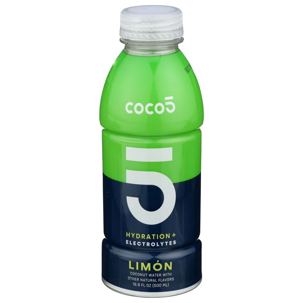 Coco5 Limon Coconut Water With Hydration And Electrolytes, 16.9 Fluid Ounce -- 12 Per Case