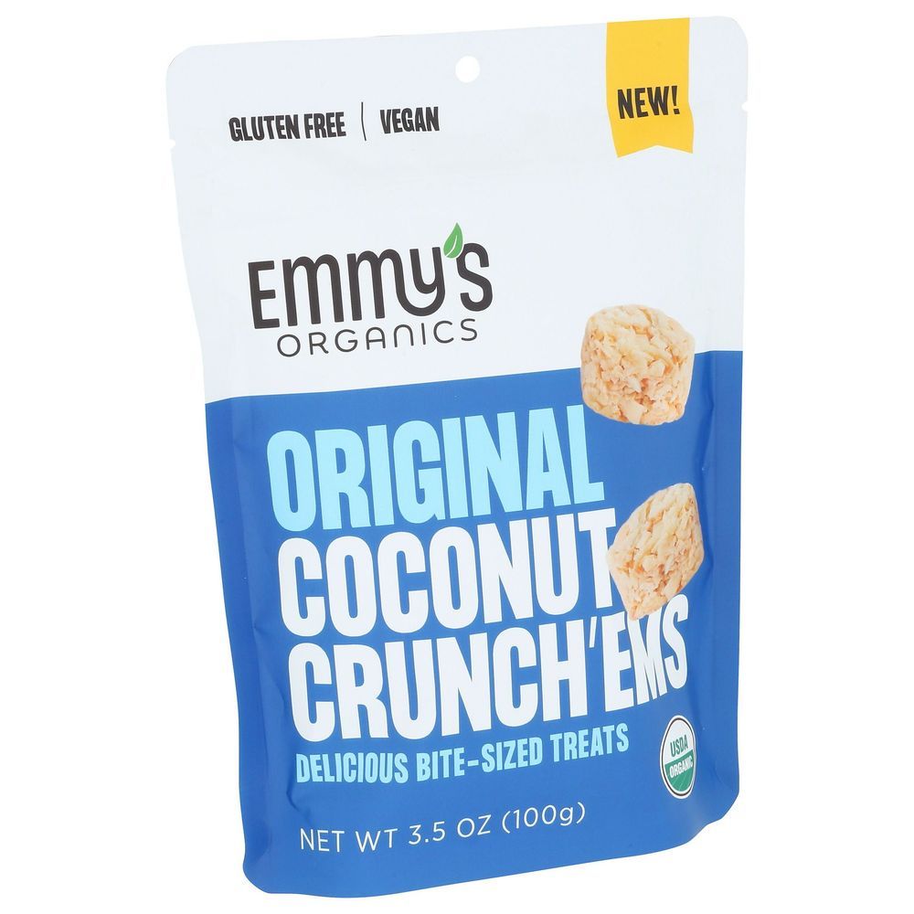 Emmy's Organics Original Coconut Crunchems, 3.5 Ounce -- 6 Per Case