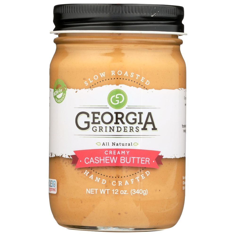 Georgia Grinders Creamy Cashew Butter, 12 Ounce -- 12 Per Case