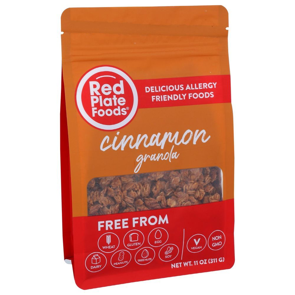 Red Plate Foods Gluten Free Cinnamon Granola, 11 Ounce -- 6 Per Case