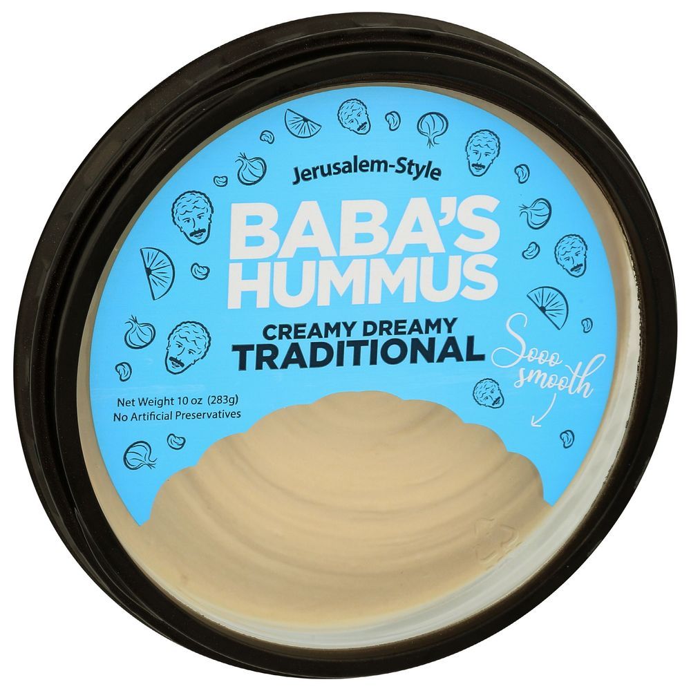 Babas Creamy Dreamy Traditional Hummus, 10 Ounce -- 12 Per Case