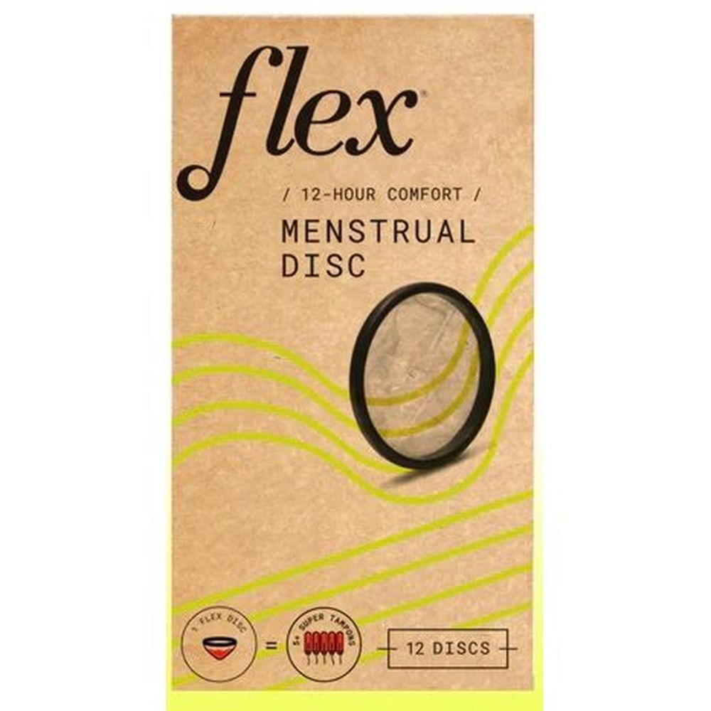 Flex Menstrual Discs, 12 Count