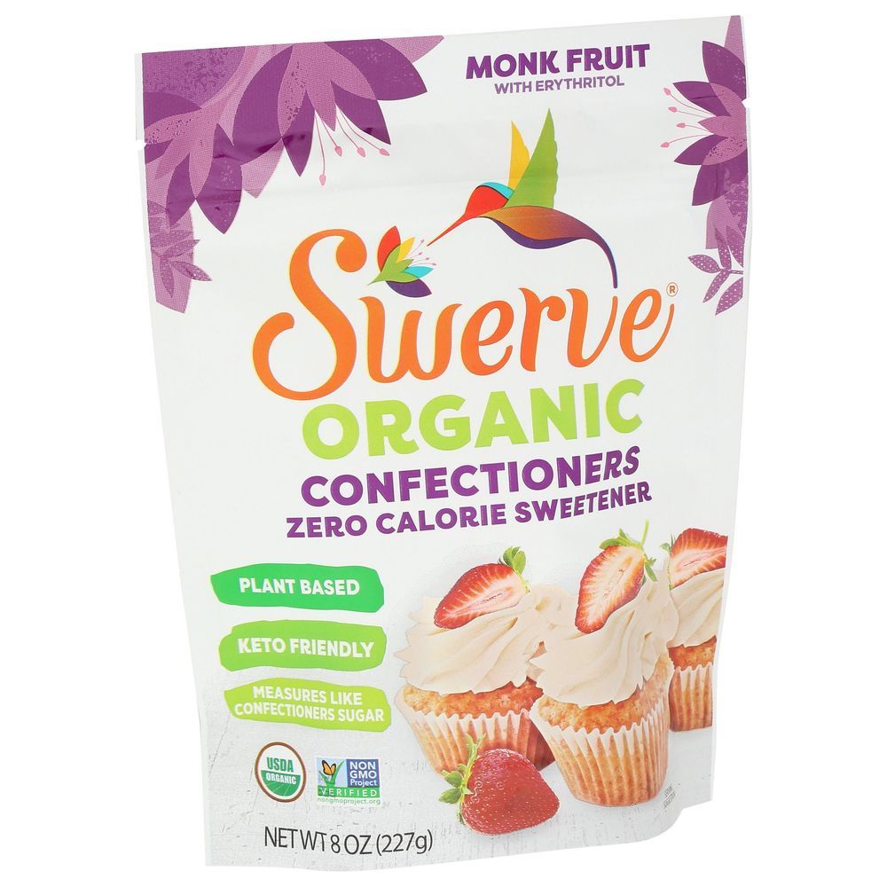 Swerve Organic Confectioners Sweetener, 8 Ounce -- 8 Per Case