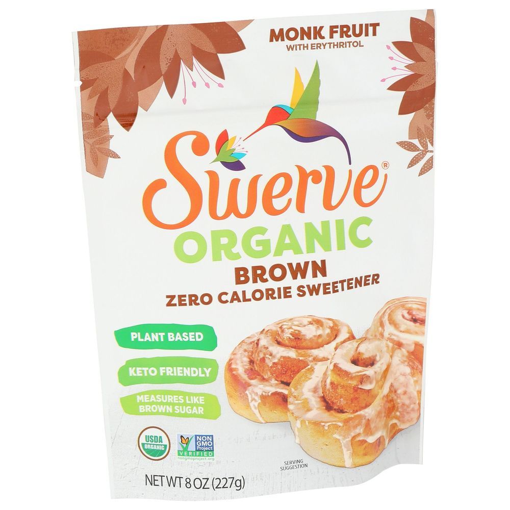 Swerve Organic Brown Sweetener, 8 Ounce -- 8 Per Case