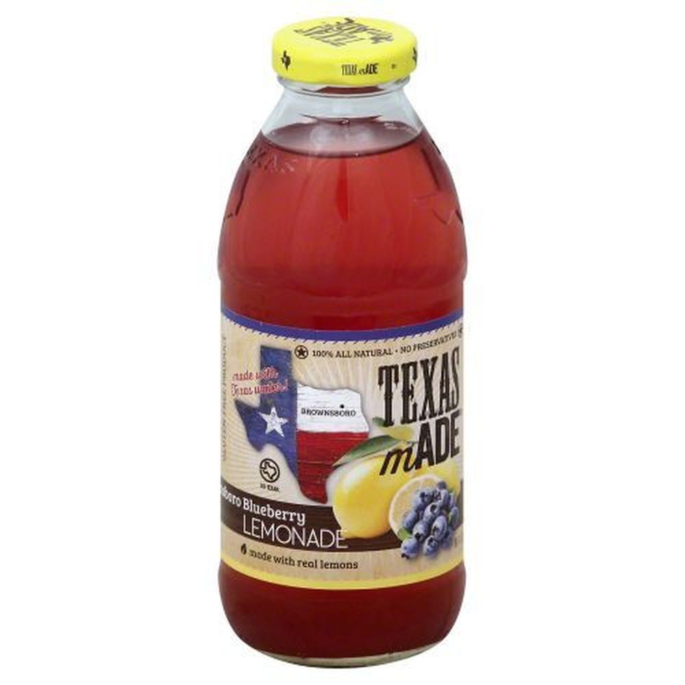 Texas Made Brownsboro Blueberry Lemonade, 16 Fluid Ounce -- 12 Per Case