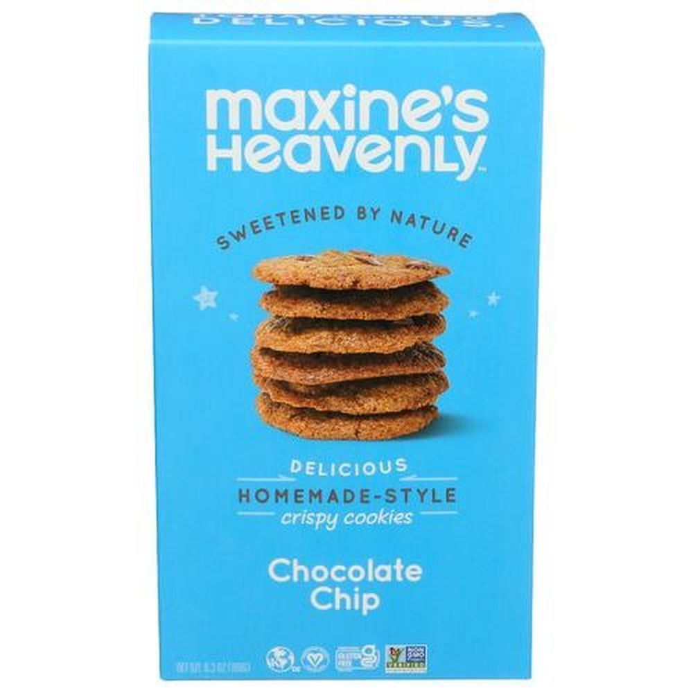Maxines Heavenly Chocolate Chip Crispy Cookie, 6.3 Ounce -- 8 Per Case