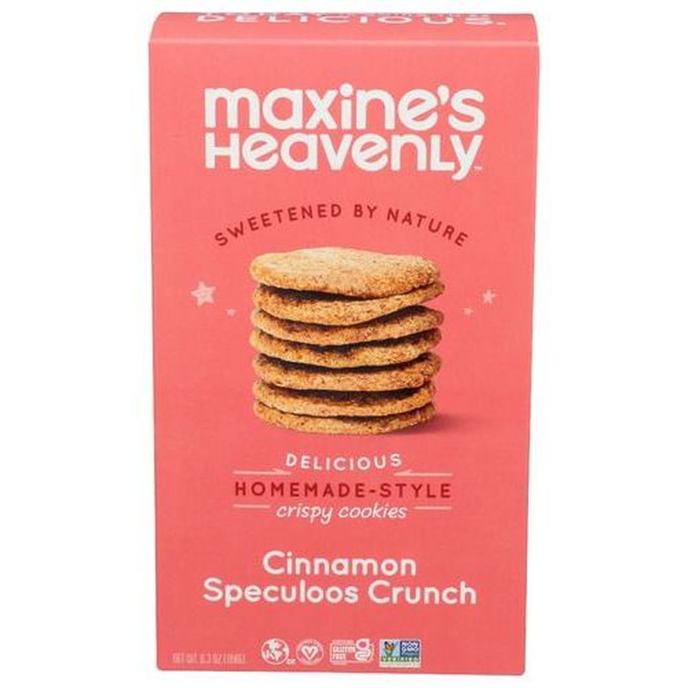 Maxines Heavenly Cinnamon Speculoos Crispy Cookie, 6.3 Ounce -- 8 Per Case