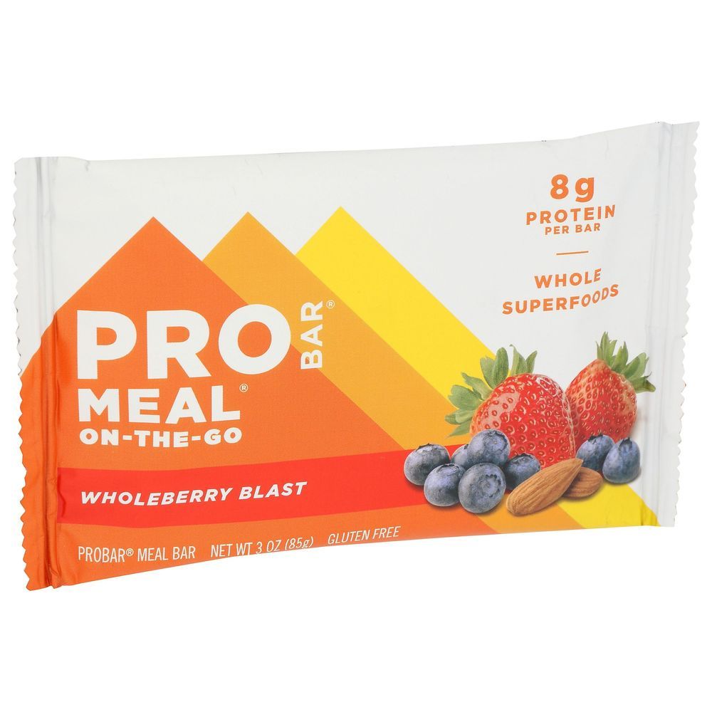 Probar Organic Wholeberry Blast Meal Bar, 3 Ounce -- 12 Per Case