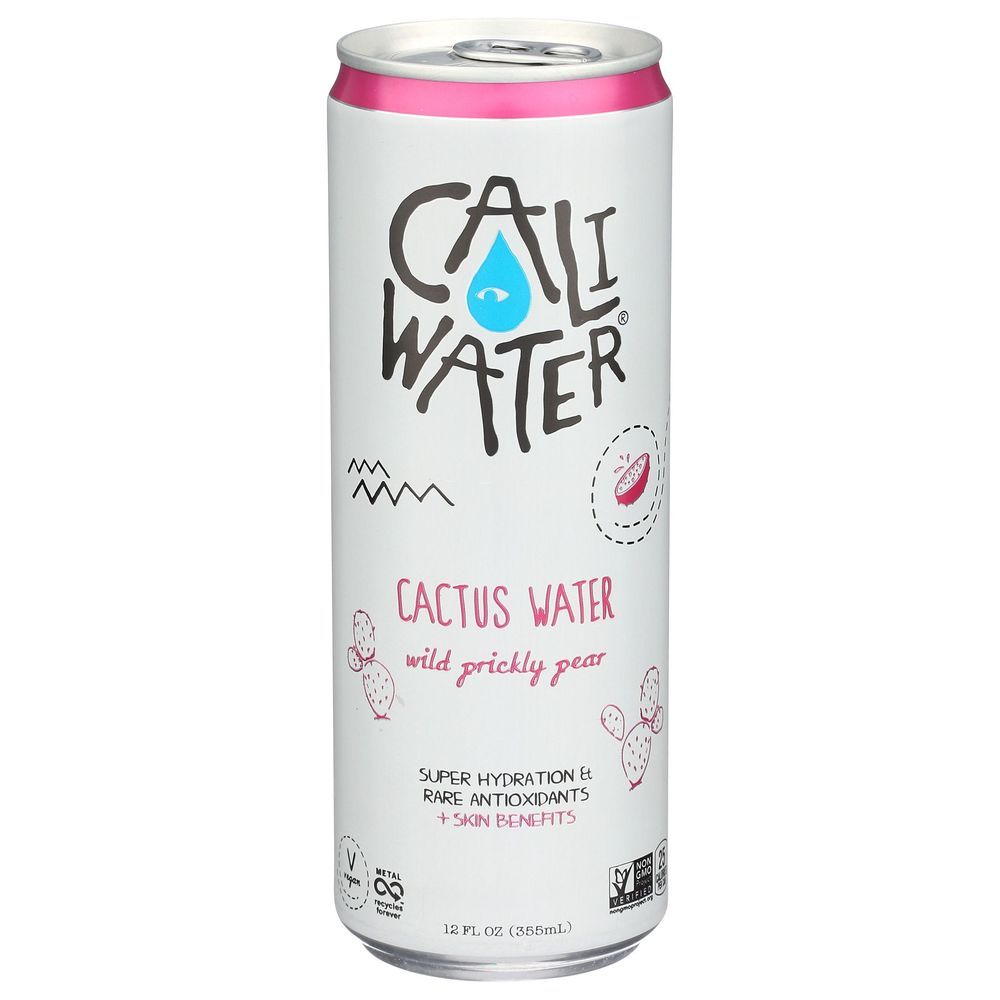 Caliwater Wild Prickly Pear Cactus Water, 12 Fluid Ounce -- 12 Per Case