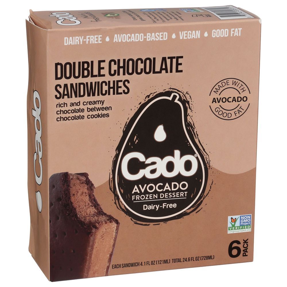 Cado Double Chocolate Sandwiches, 24.6 Ounce -- 6 Per Case