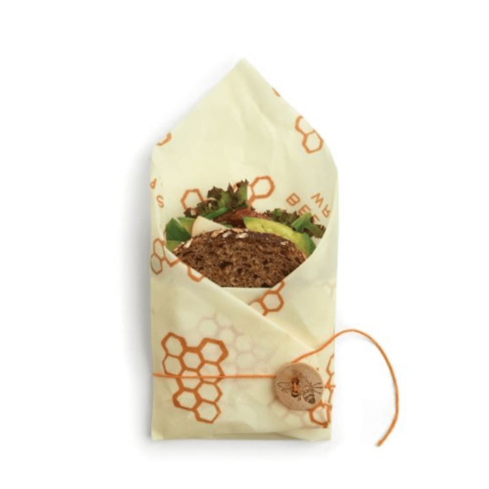 Bees Wrap Reusable Honeycomb Print Sandwich Wrap -- 6 Per Case