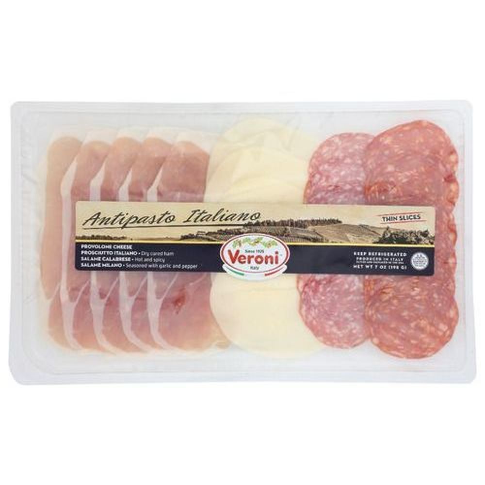 Veroni Antipasto Italiano, Mega Tray, 7 Ounce -- 10 Per Case