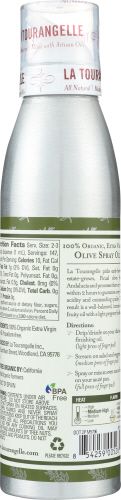 La Tourangelle Organic Extra Virgin Olive Spray Oil, 147 Ml -- 6 Per Case