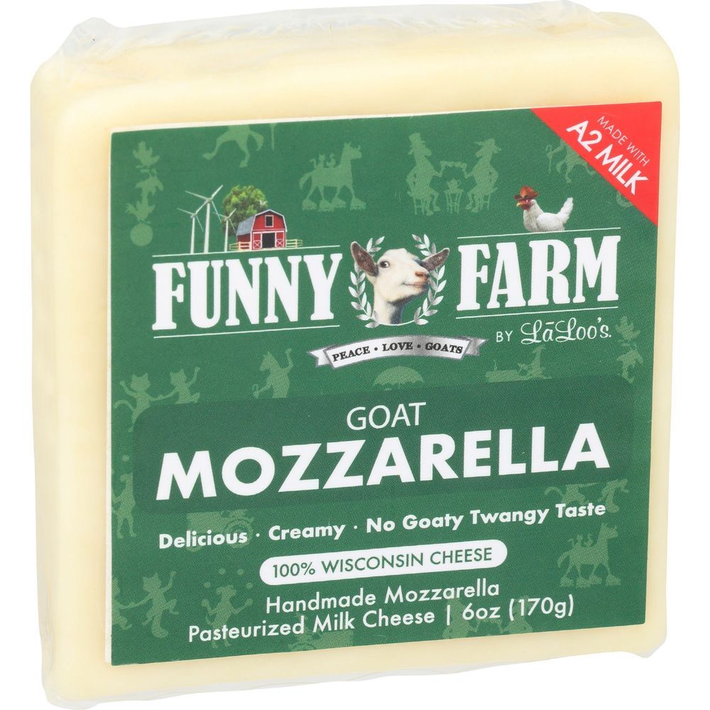 Funny Farm Mozzarella Goat Cheese, 6 Ounce -- 6 Per Case