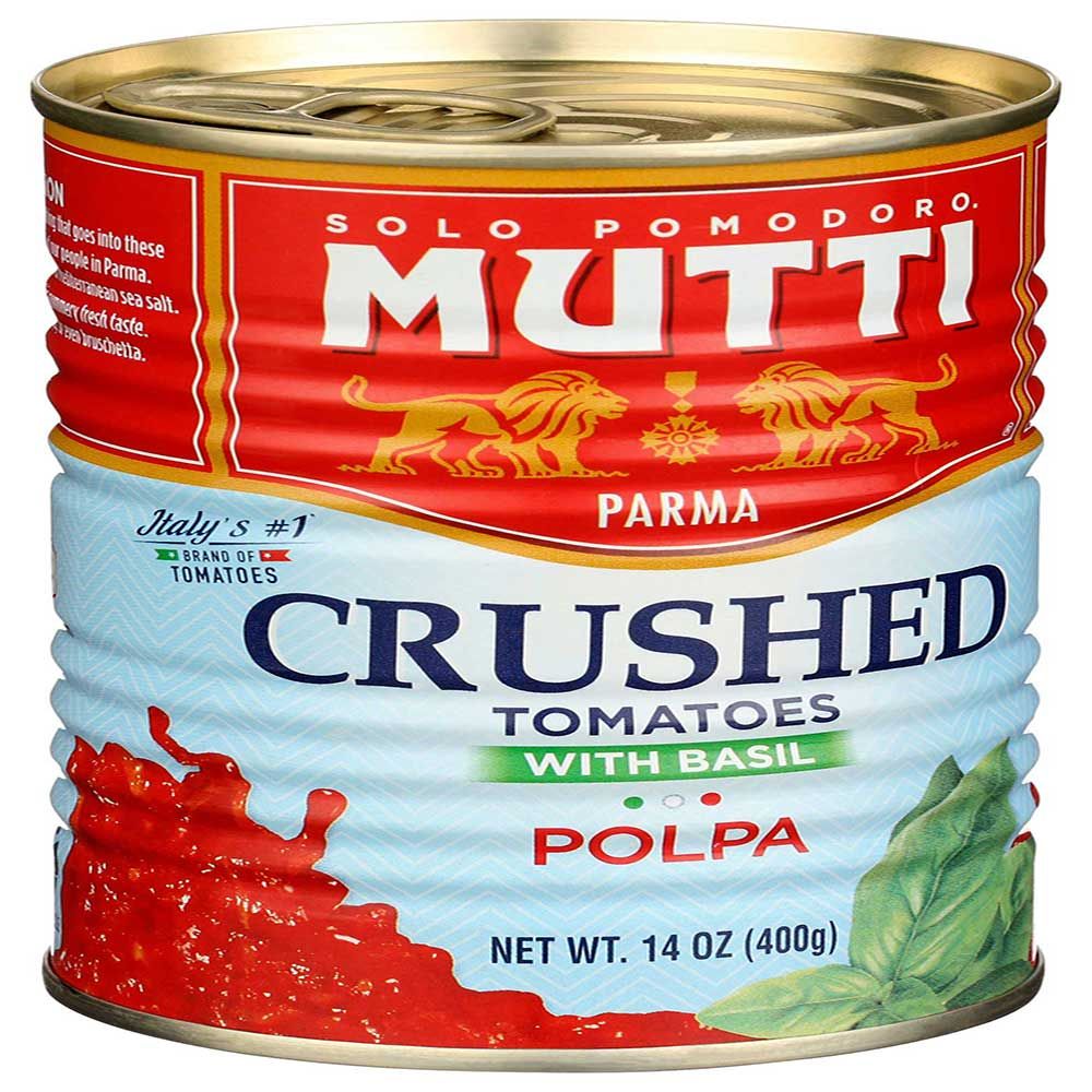 Mutti Polpa Crushed Tomatoes With Basil, 14 Ounce -- 12 Per Case