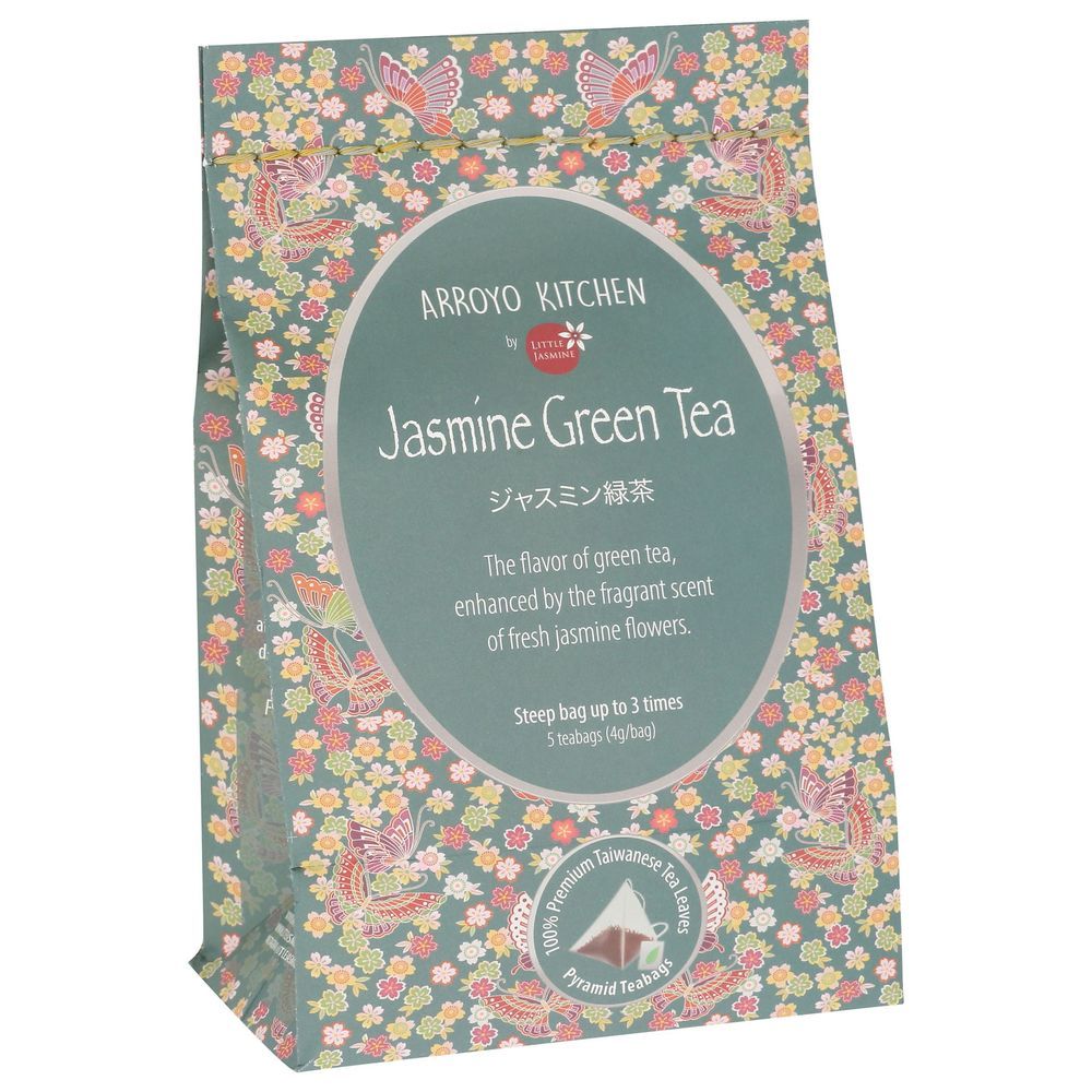 Arroyo Kitchen Jasmine Green Tea Bag, 0.7 Ounce -- 6 Per Case