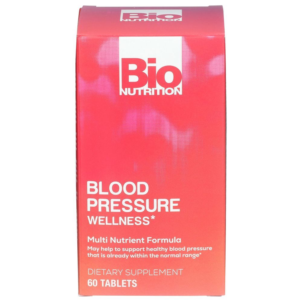 Bio Nutrition Blood Pressure Wellness Tablets, 60 Count