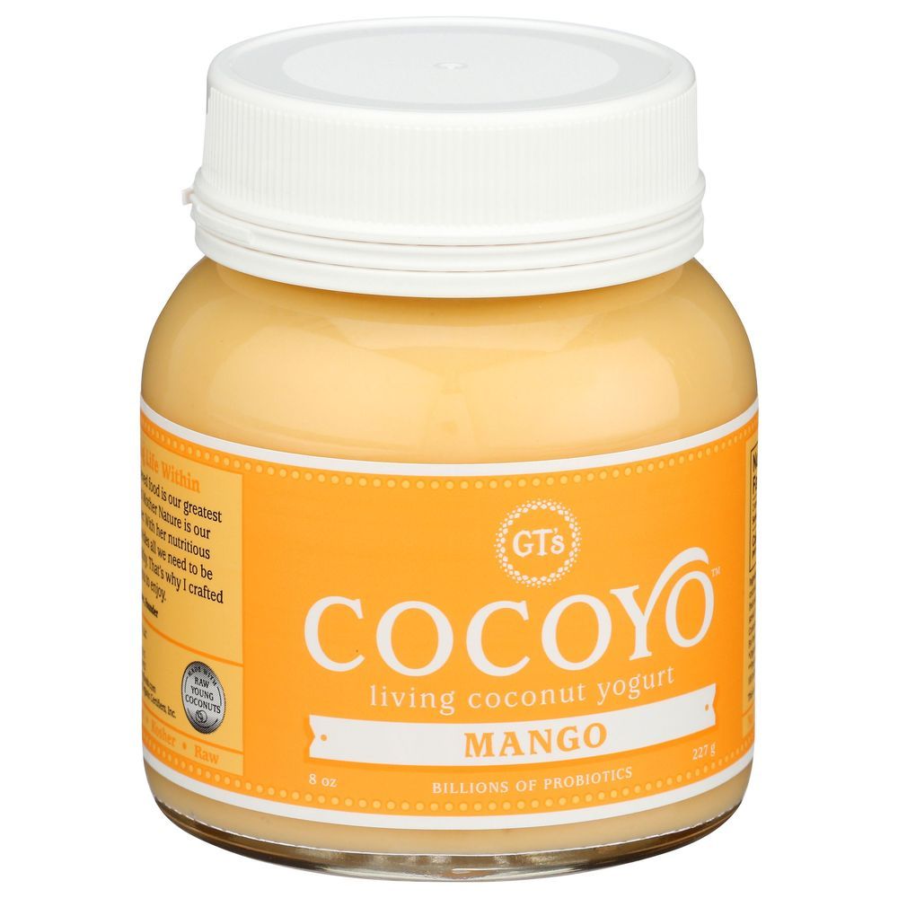 Gt's Organic Cocoyo Mango Coconut Yogurt, 8 Ounce -- 6 Per Case