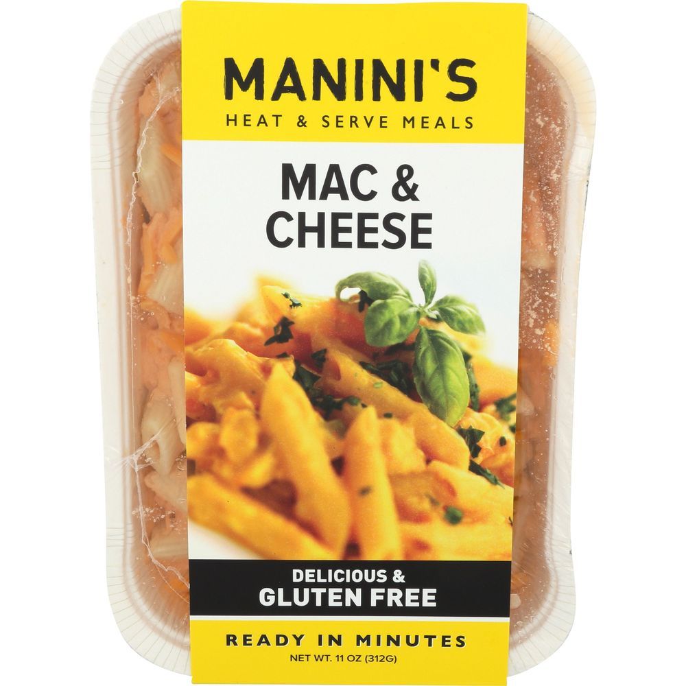 Maninis Gluten Free Mac And Cheese Pasta, 11 Ounce -- 6 Per Case