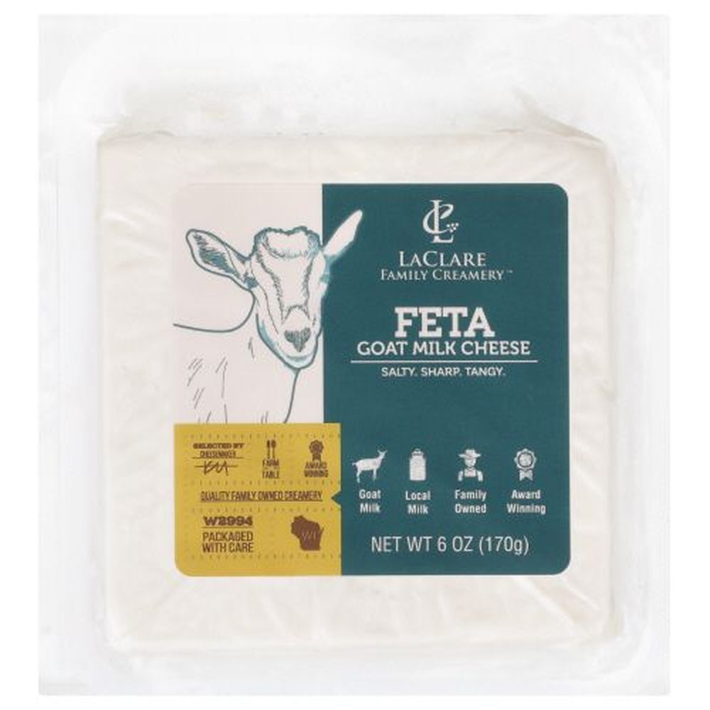 Laclare Farms Feta Goat Milk Cheese, 6 Ounce -- 12 Per Case