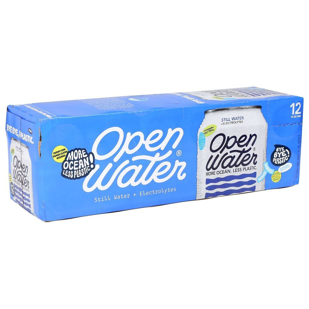 Open Water Still Water With Electrolytes, 144 Fluid Ounce