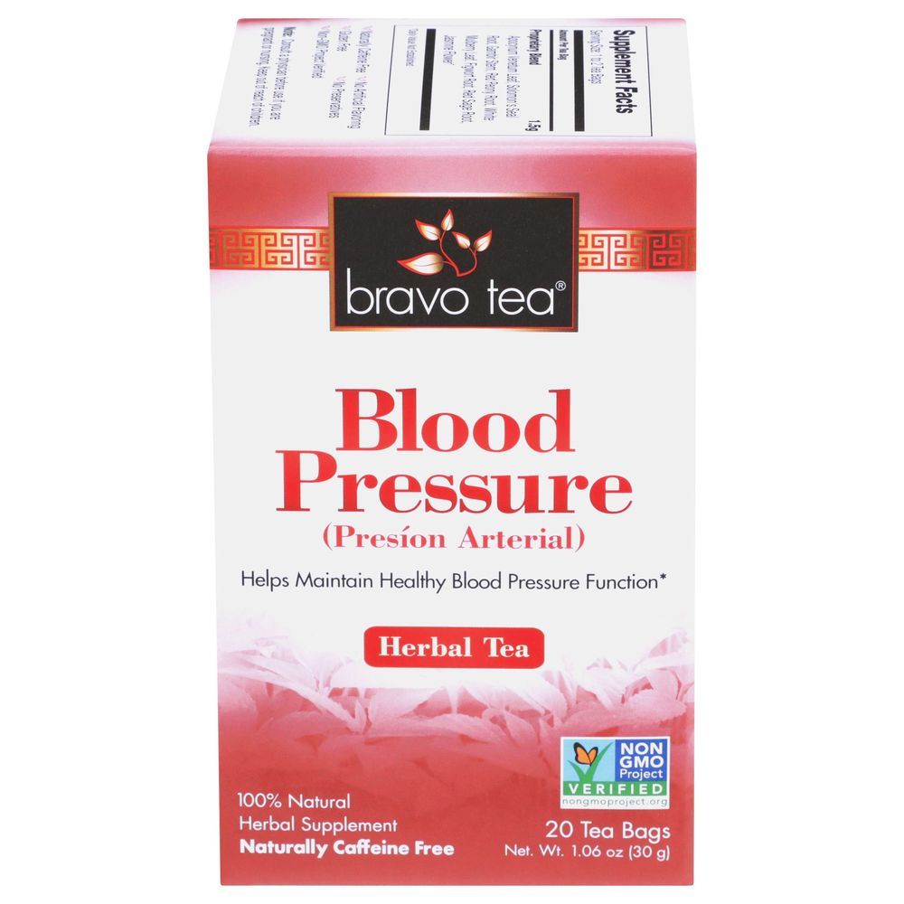 Bravo Tea Blood Pressure Herbal Tea Bag, 20 Count -- 6 Per Case