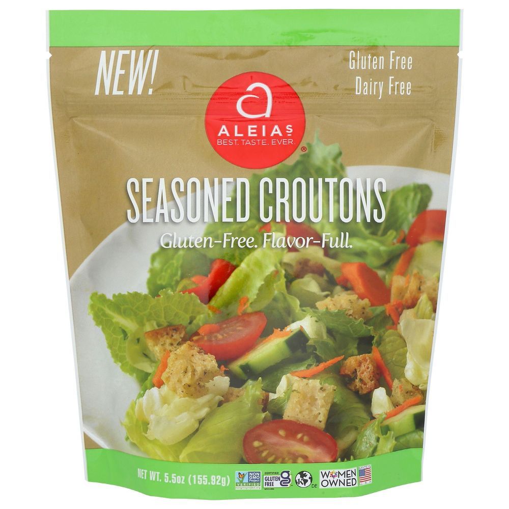 Aleia's Seasoned Croutons, 5.5 Ounce -- 6 Per Case