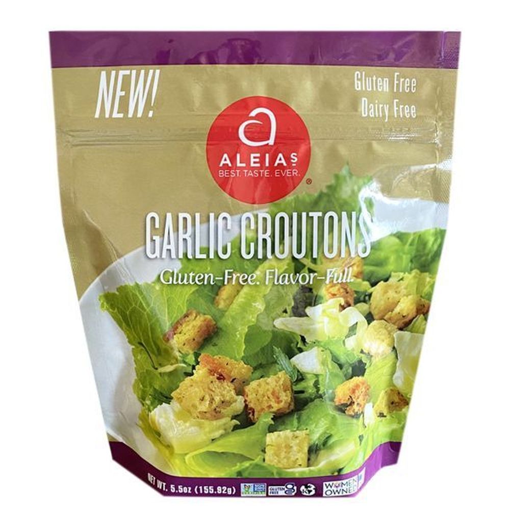 Aleia's Garlic Croutons, 5.5 Ounce -- 6 Per Case