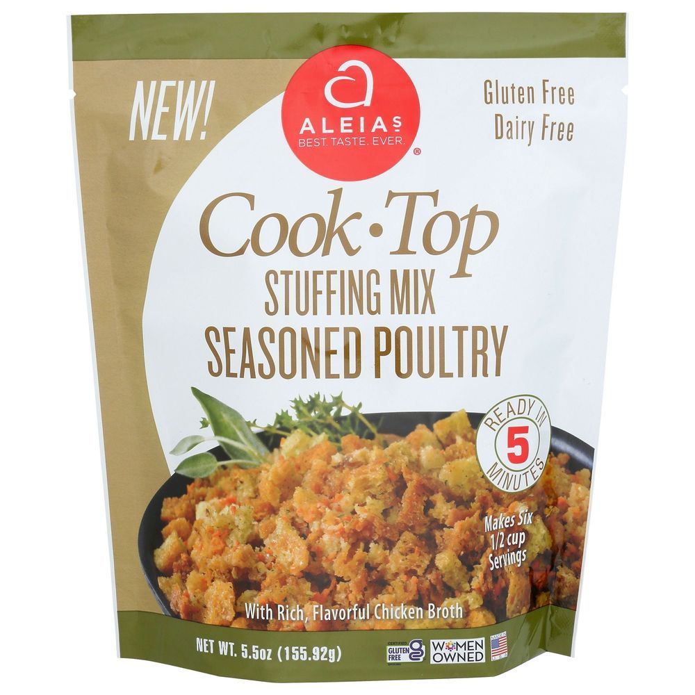 Aleias Seasoned Poultry Stuffing Mix, 5.5 Ounce -- 6 Per Case