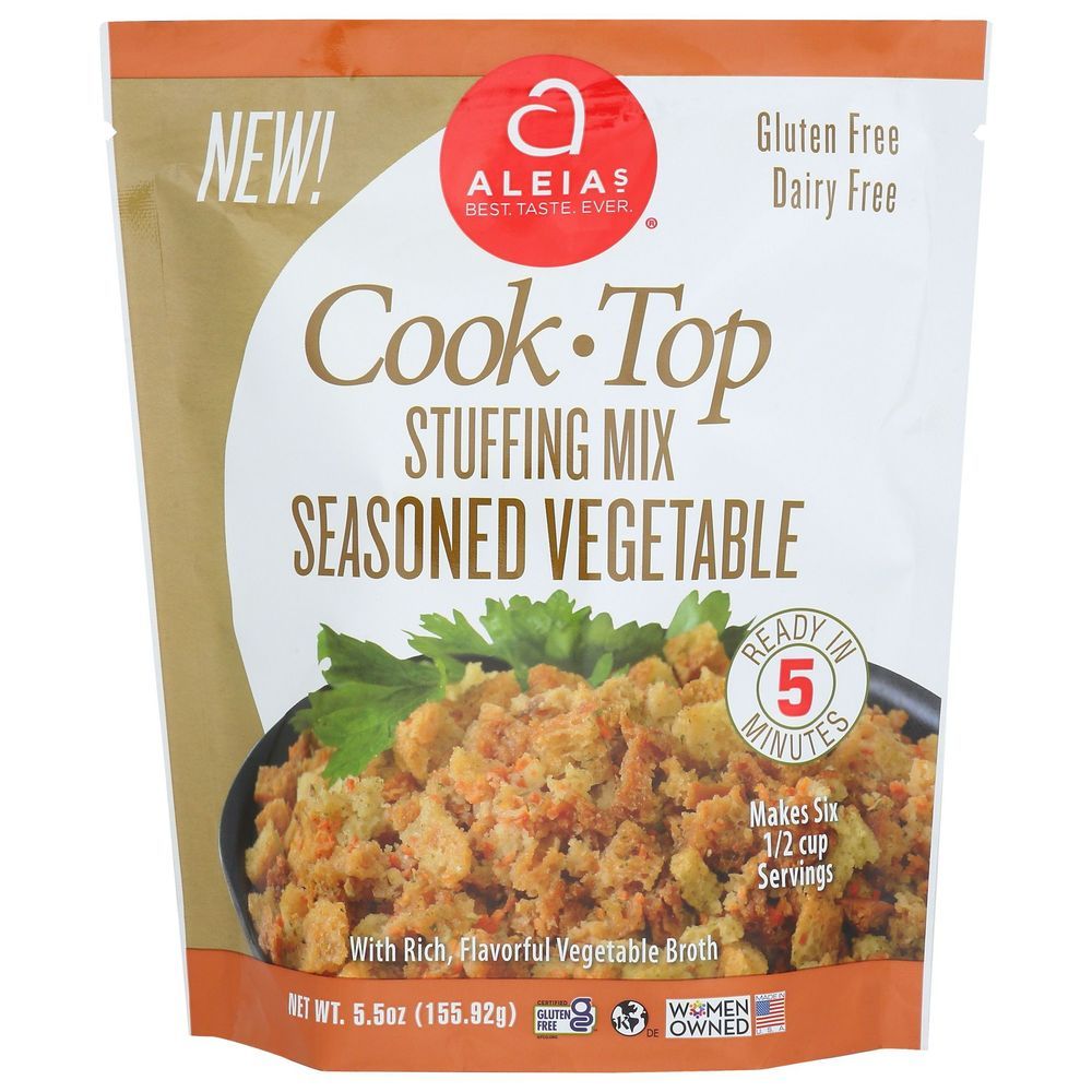 Aleias Seasoned Vegetable Stuffing Mix, 5.5 Ounce -- 6 Per Case