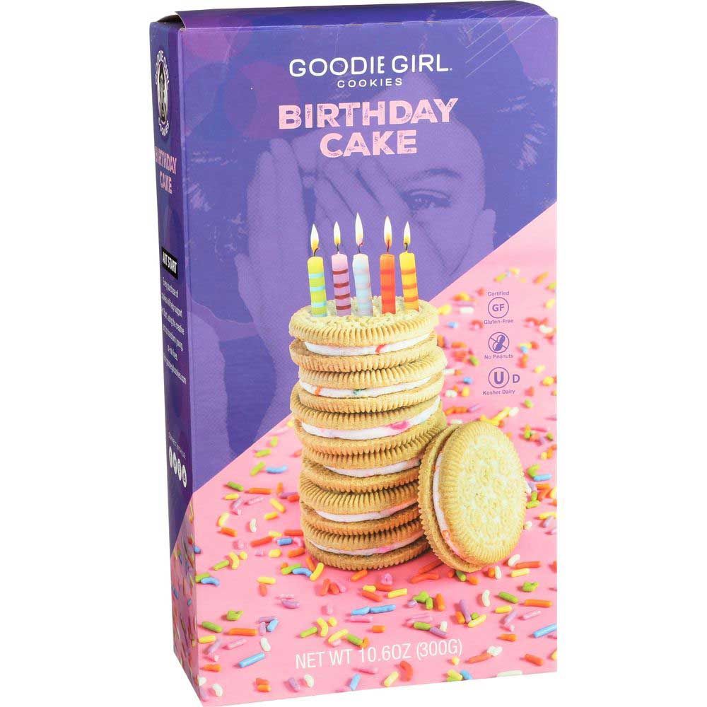 Goodie Girl Birthday Cake Cookie, 10.6 Ounce -- 6 Per Case