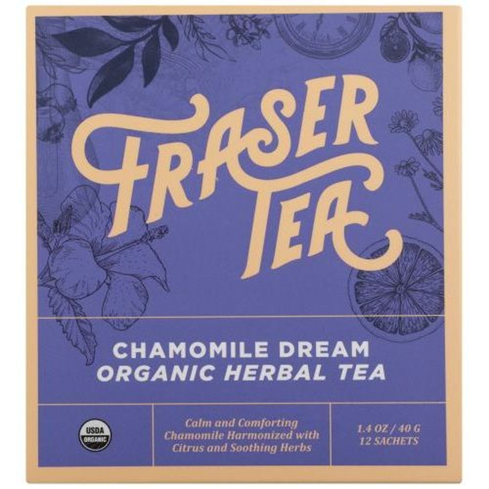 Fraser Tea Organic Chamomile Dream Herbal Tea, 1.4 Ounce -- 6 Per Case