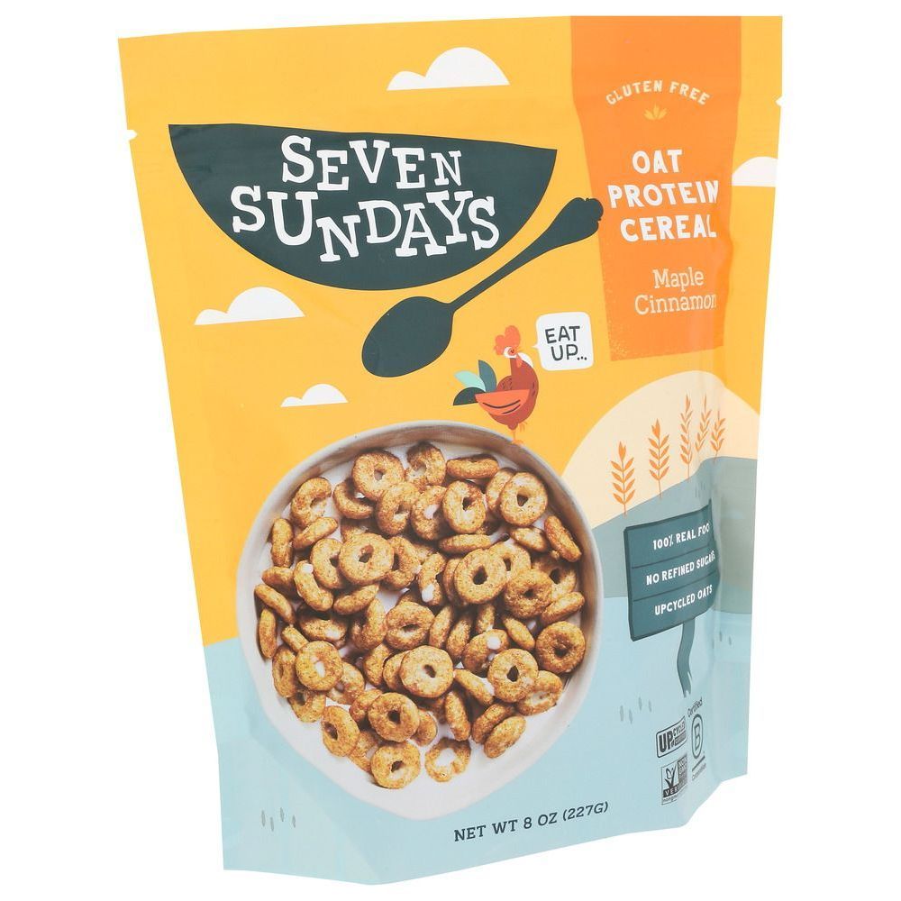 Seven Sundays Maple Cinnamon Oat Protein Cereal, 8 Ounce -- 6 Per Case
