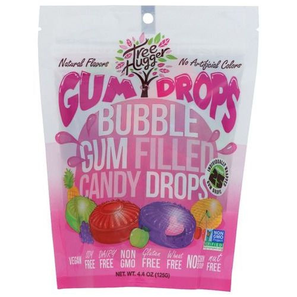 Tree Hugger Bubble Gum Filled Candy Drops, 4.4 Ounce -- 12 Per Case